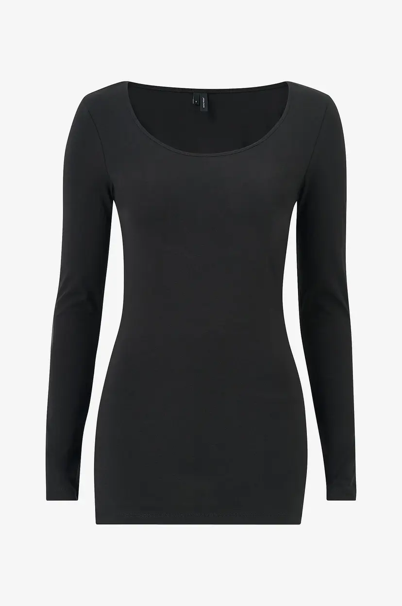 Vero Moda Topp vmMaxi Soft Long - Svart