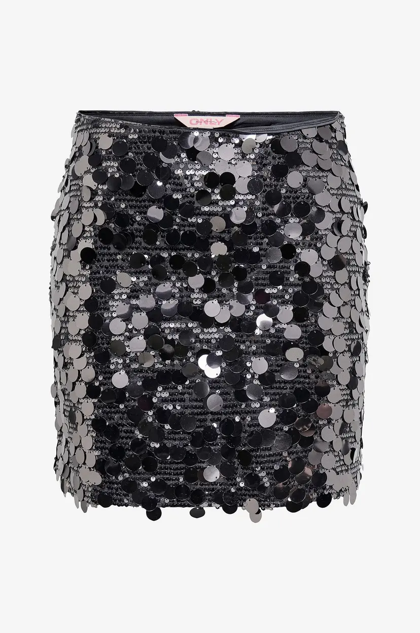 ONLY Paljettskjørt onlJadel Sequins Skirt Wvn - Grå