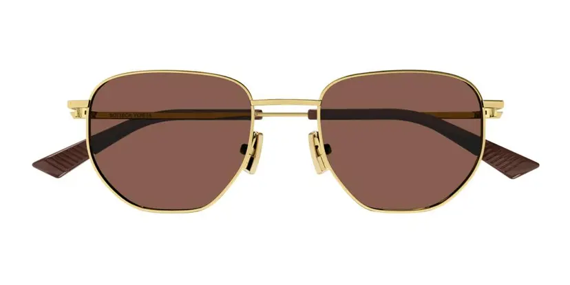 Bottega Veneta BV1301S solbriller, gull