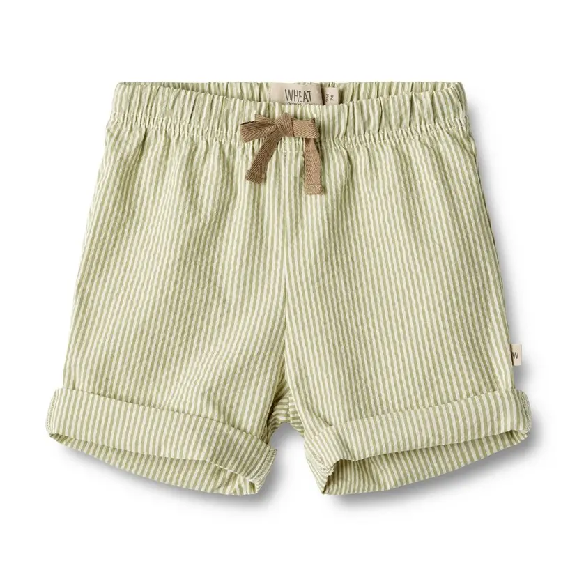 Wheat Wheat Shorts Milton Green Stripe (86 / 1,5 år)