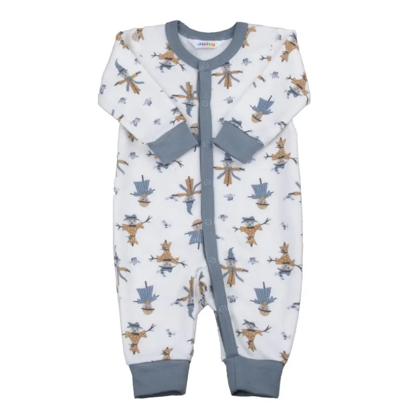 Joha Joha - Heldress Ull og Bambus Scarecrow Off White/ Blue