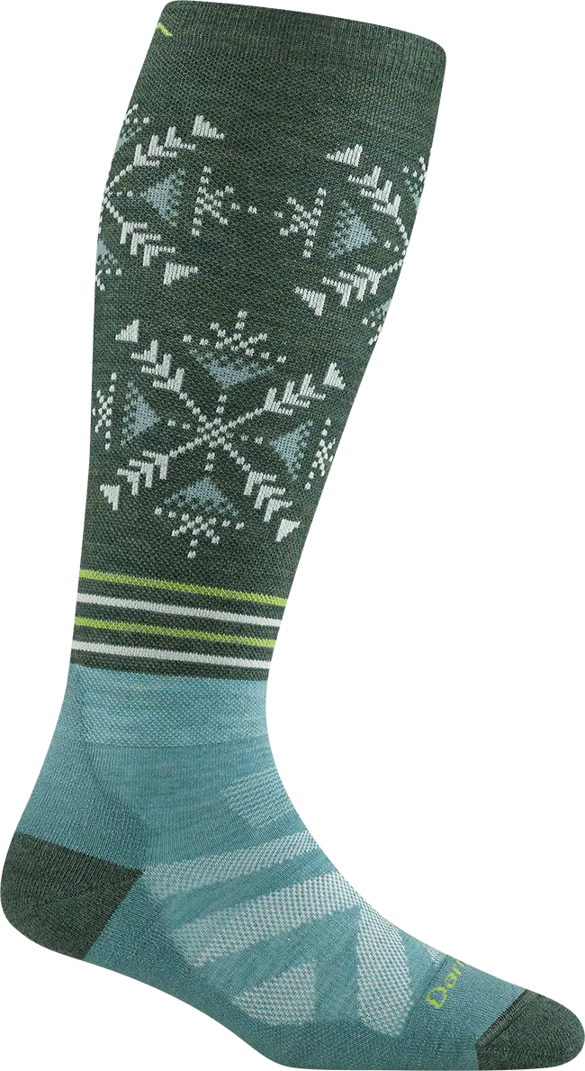 Darn Tough Darn Tough Women's Snowfall Over-the-Calf Midweight With Cushion Juniper