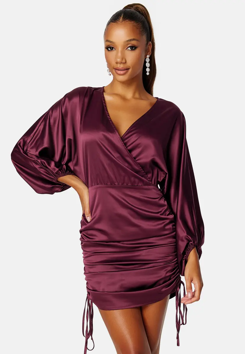 Bubbleroom Kimberly Satin Dress