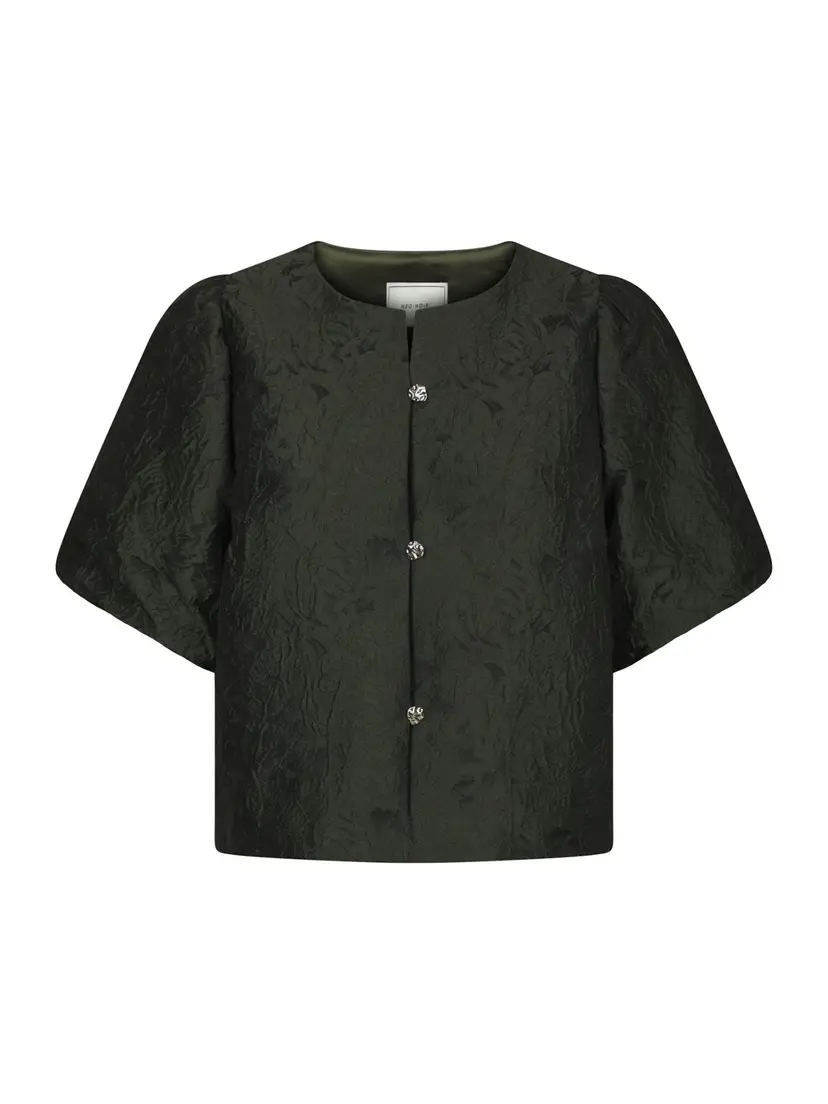 Neo Noir Aisa Soft Brocade Blouse