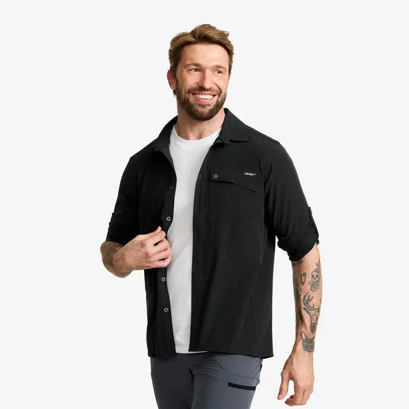 RevolutionRace Gradient Pro UV Shirt Herre Black