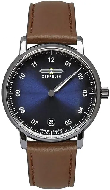 Zeppelin Zeppelin Dameklokke 86433 Captains Blå/Lær Ø36 mm