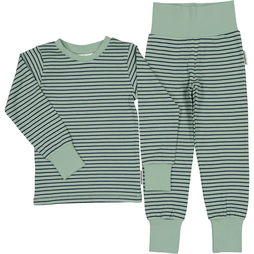 Geggamoja Pyjamas tvådelad Grön/Navy - 122/128