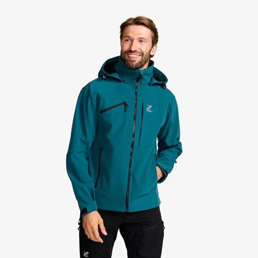 RevolutionRace Hiball Softshell Jacket Herre Legion Blue