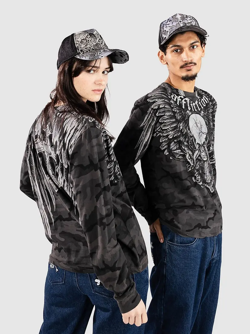Affliction Affliction Crossed Over Langermet T-skjorte