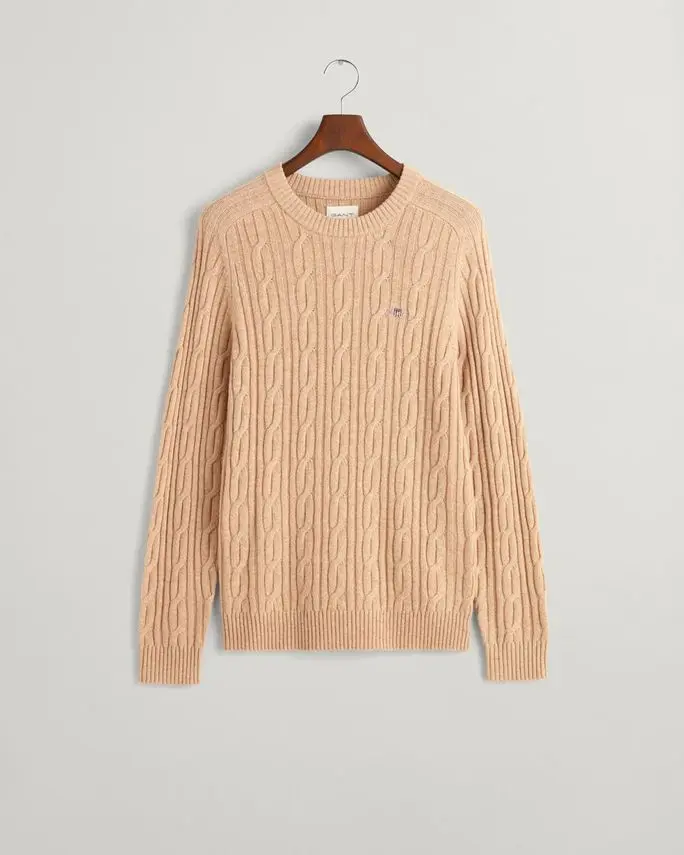 Gant LAMBSWOOL CABLE C-NECK