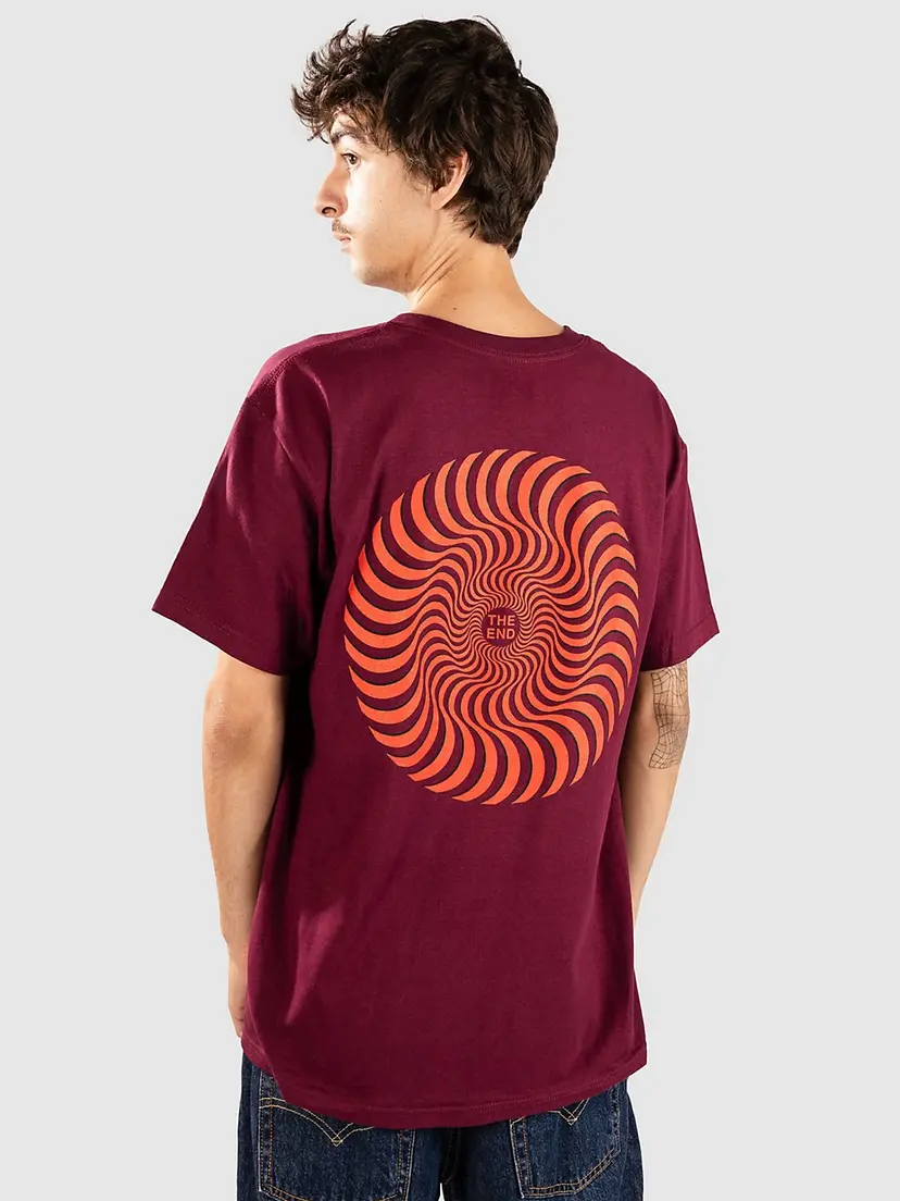Spitfire Spitfire Classic Swirl Overlay Skjorte rød