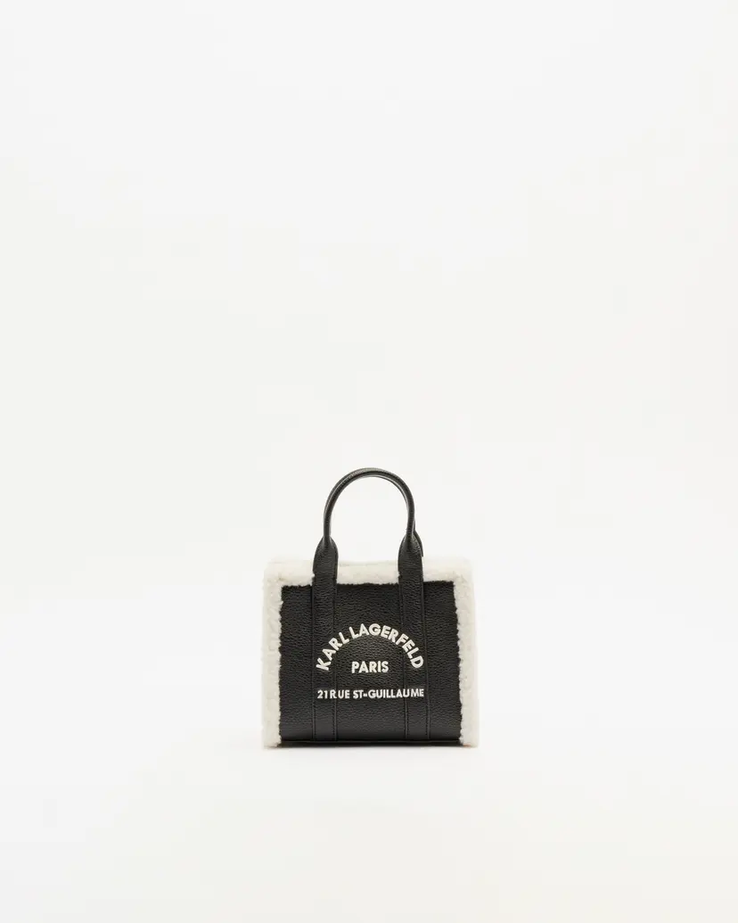 Karl Lagerfeld Karl Lagerfeld K/RSG MN SQUARE TOTE SHEARLING Black Crossbody bag