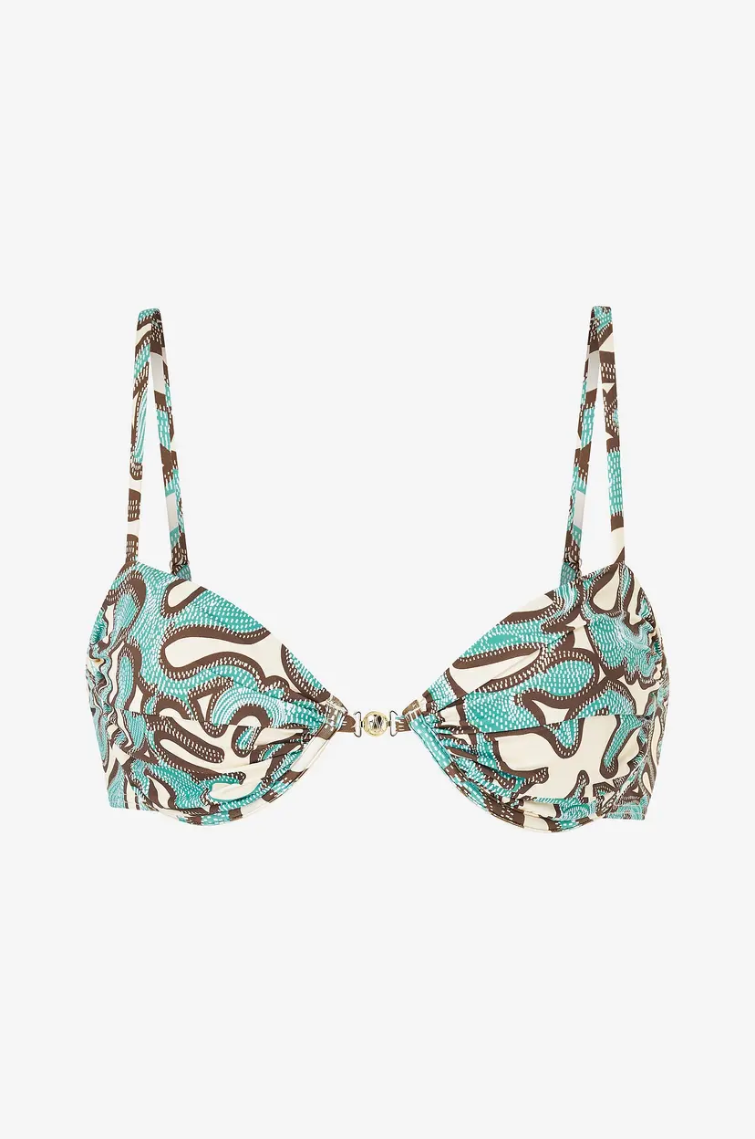 By Malina Bikini-BH Tovere Draped Bikini Top - Flerfarget