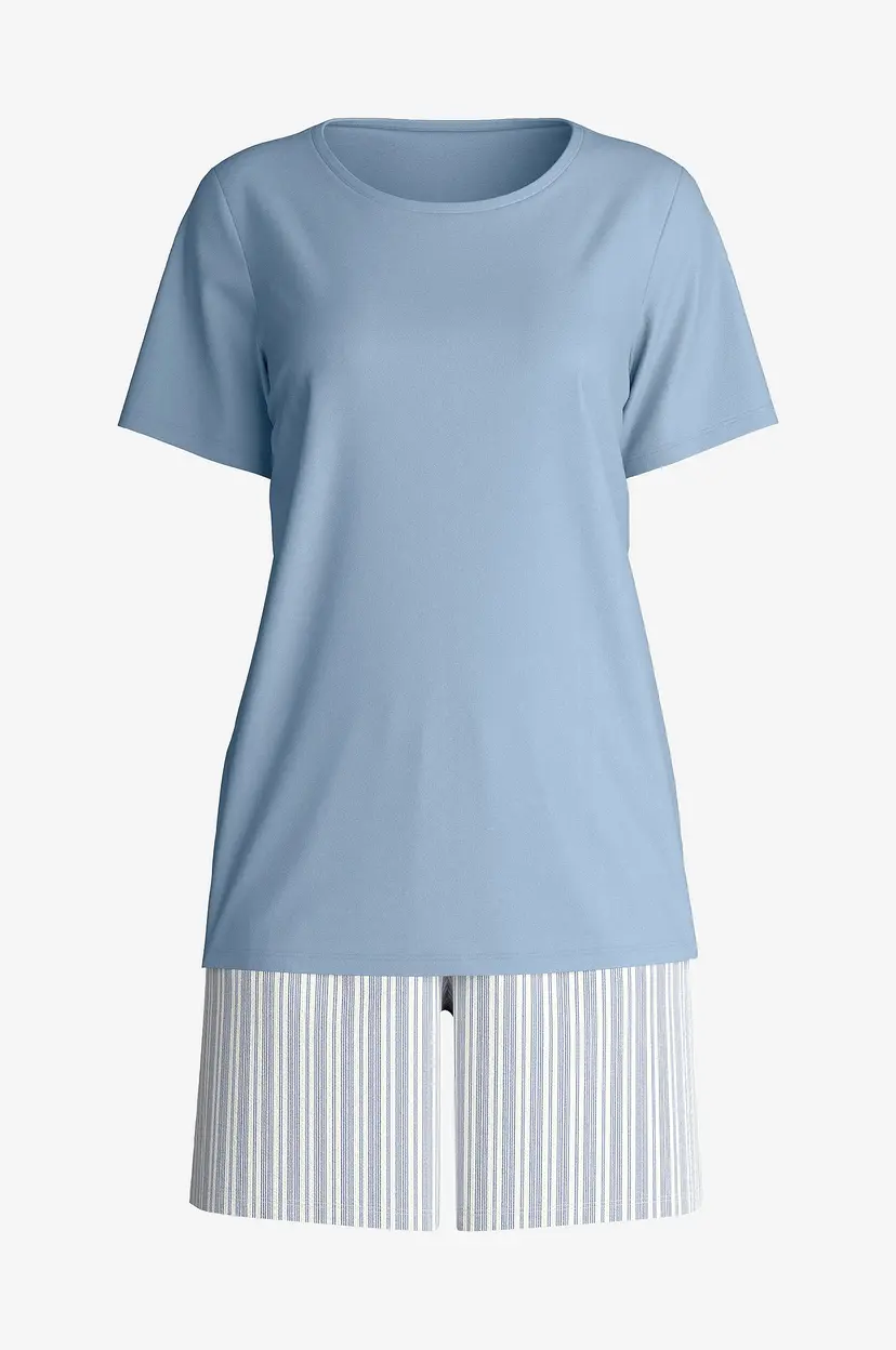 Calida Pyjamas Short Pyjamas Striped Dreams - Blå
