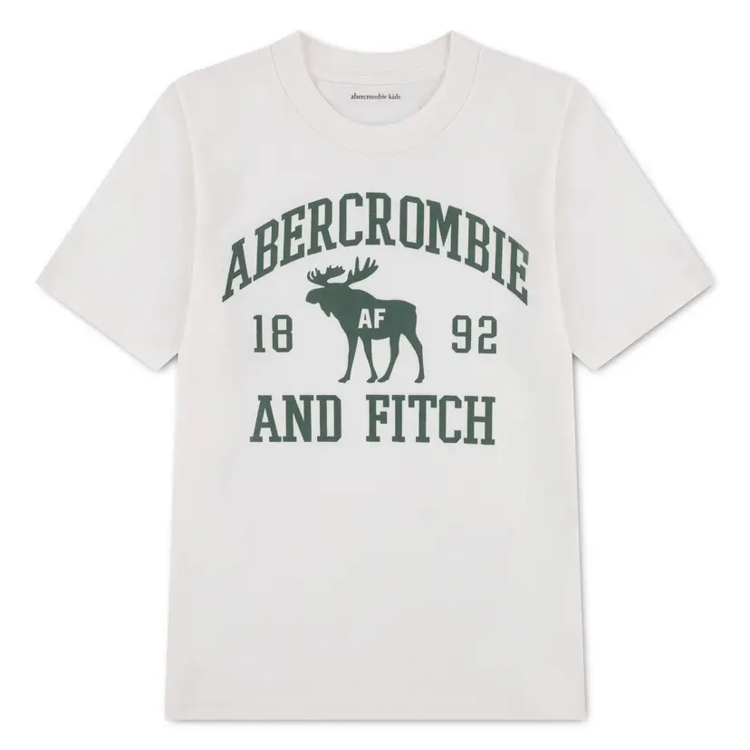 Abercrombie and Fitch Abercrombie and Fitch - T-skjorte Moose Lockup Jet Stream