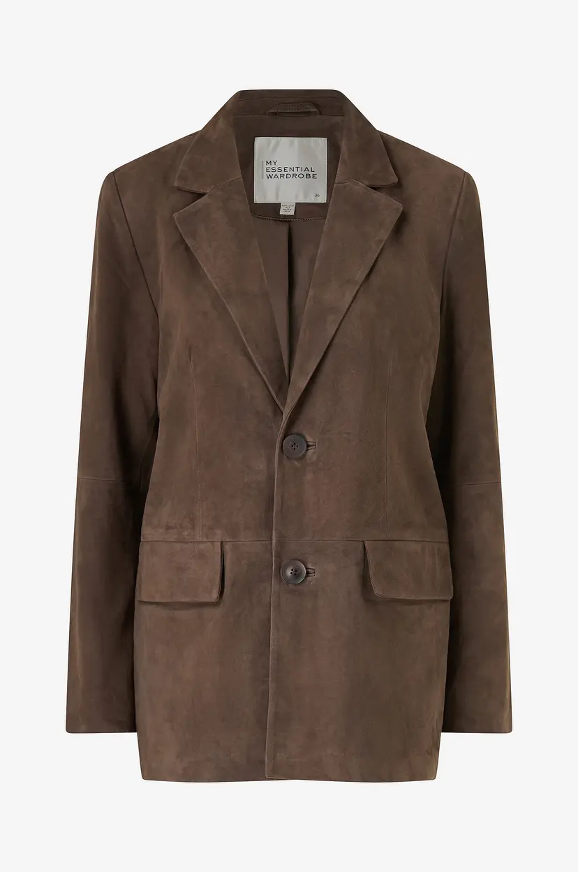 My Essential Wardrobe Dressjakke Taramw Suede - Brun