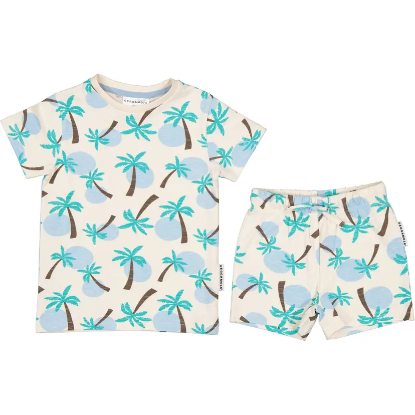 Geggamoja Sommar set Palm Tree - 122/128