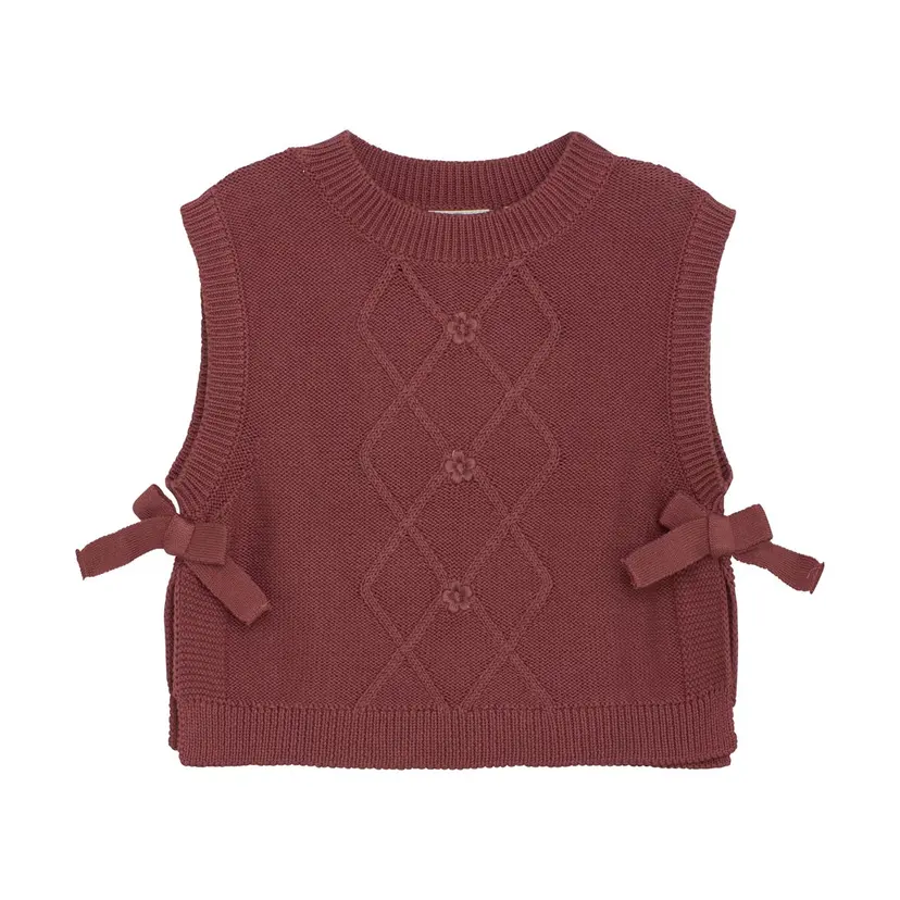 En Fant En Fant Strikket Vest Roan Rouge (98 /3 år)