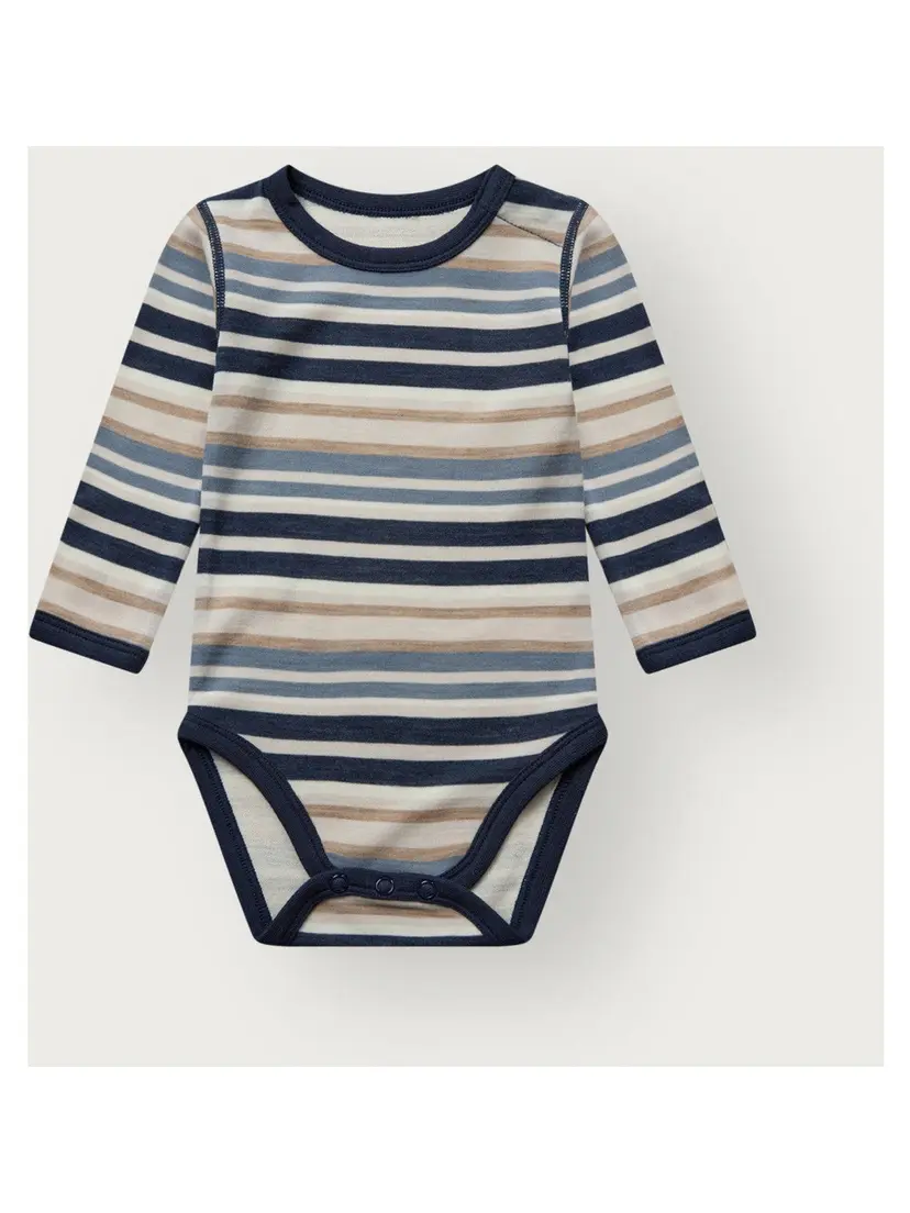 Hust and Claire Body i ull/bambus "Striper" Blues