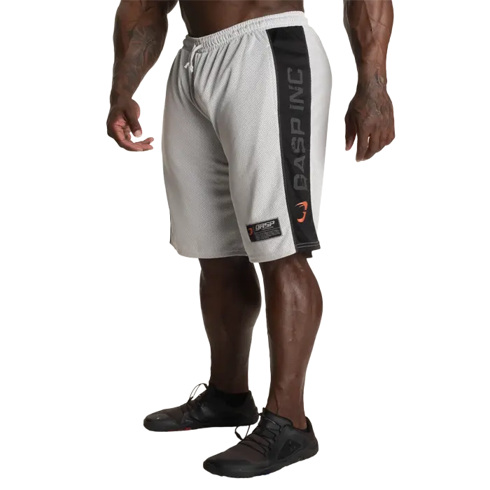 GASP No1 Mesh Shorts Hvit Svart