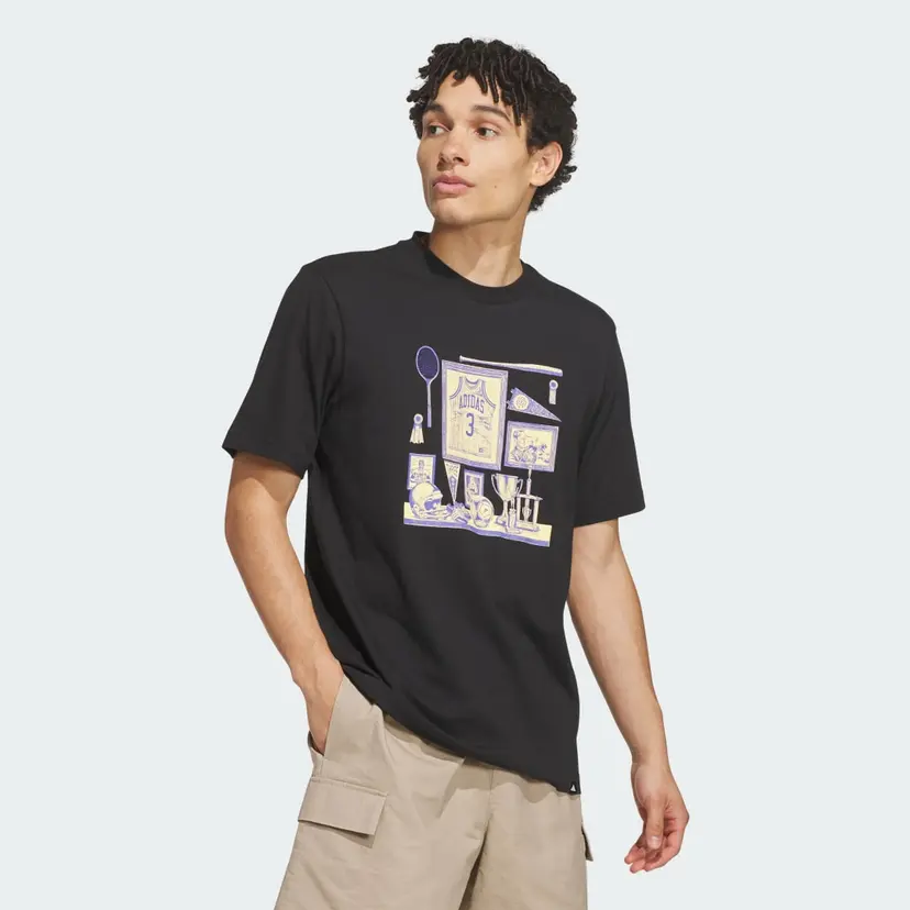 Adidas Sports Bar Memorabilia Graphic T-skjorte