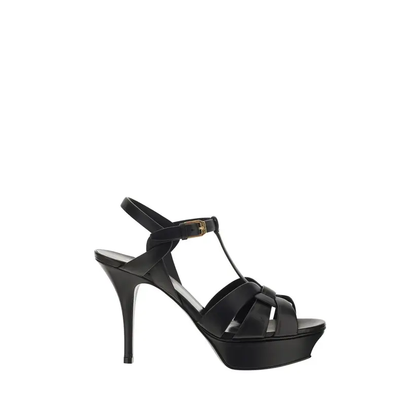 Saint Laurent Saint Laurent Høyhælte sandaler – Svart