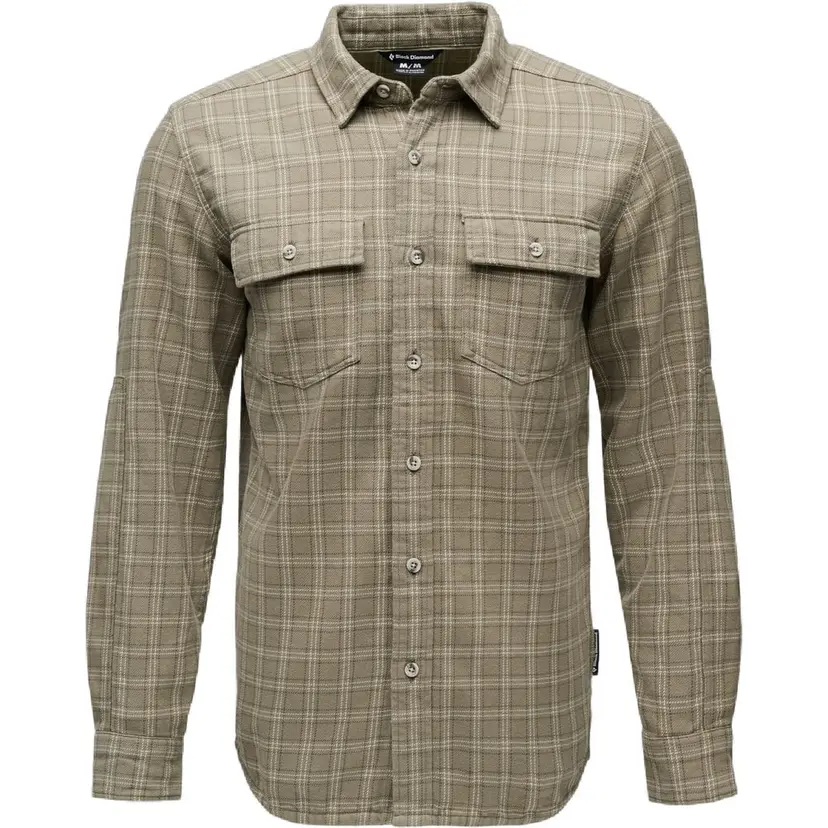 Black Diamond Black Diamond M Project Twill Ls Shirt Pine Smoke-Chalk