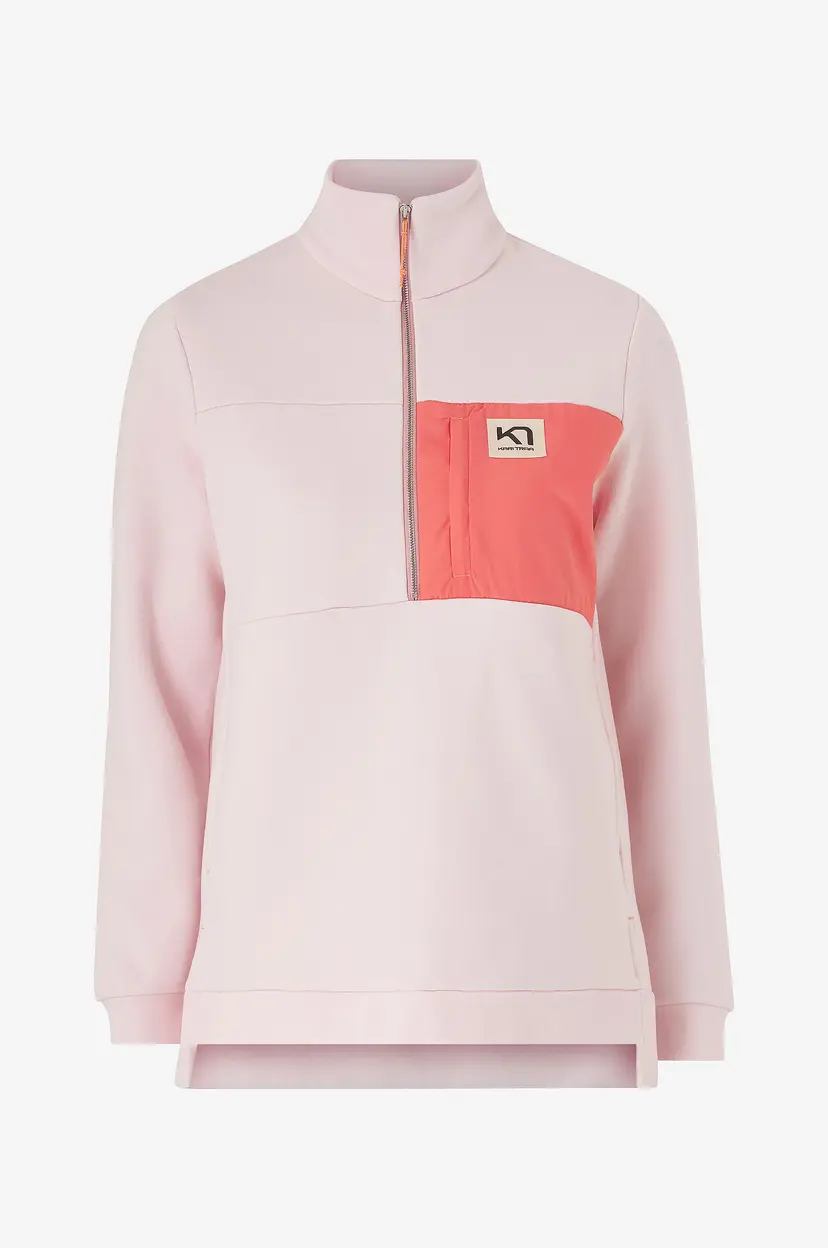 Kari Traa Funksjonstrøye Ruth Midlayer Print - Rosa