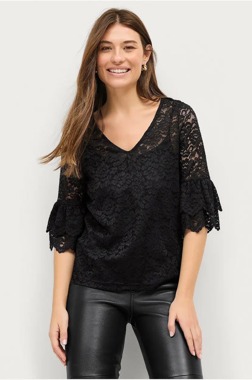 Ellos Collection Blondetopp Milly - Svart