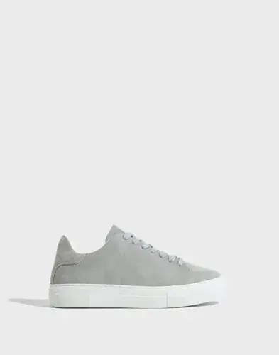 Selected Men Selected Men Slhdavid Chunky Suede Sneaker Noos Lave sneakers Grå