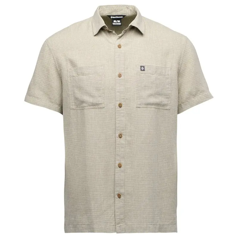 Black Diamond Black Diamond M Scenic Route Ss Shirt Pine Smoke-Chalk