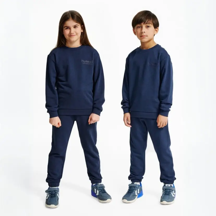 Hummel Barn Hummel - Joggedress Base Sweat Set Dress Blues