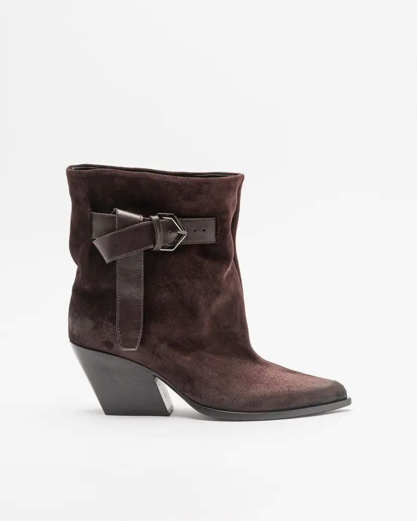 Elena Iachi Elena Iachi E-4494-B Burgundy Ankle Boots