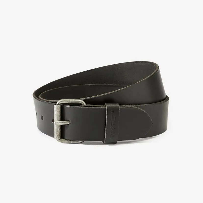 RevolutionRace Leather Belt Unisex Black