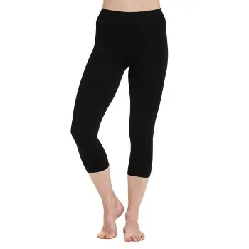 Decoy Decoy Seamless Capri Leggins Svart X-Large Dame