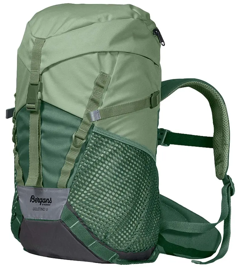 Bergans Bergans Kids' Lilletind 12L Jade Green/Dark Jade Green