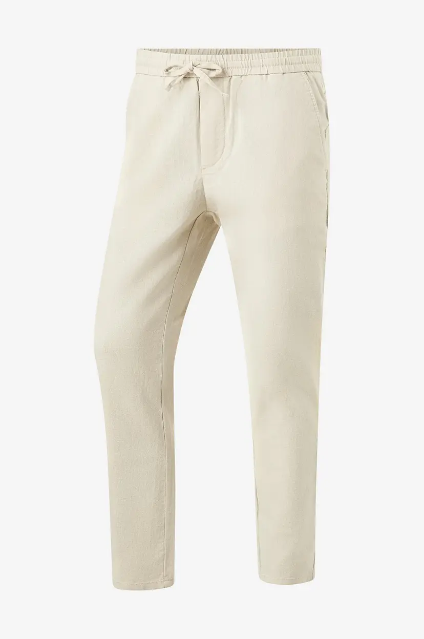 Only & Sons Bukser onsLinus Crop 0007 Cot Lin Pnt - Grå