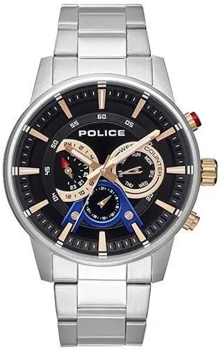 Police Police Herreklokke P15523JS02M Classic Sort/Stål Ø48 mm