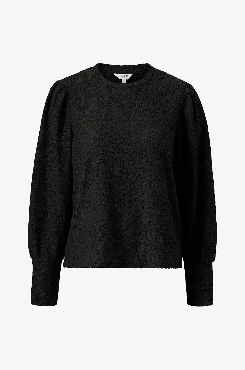 Object Collectors Item Topp objFeodora L/S Top - Svart