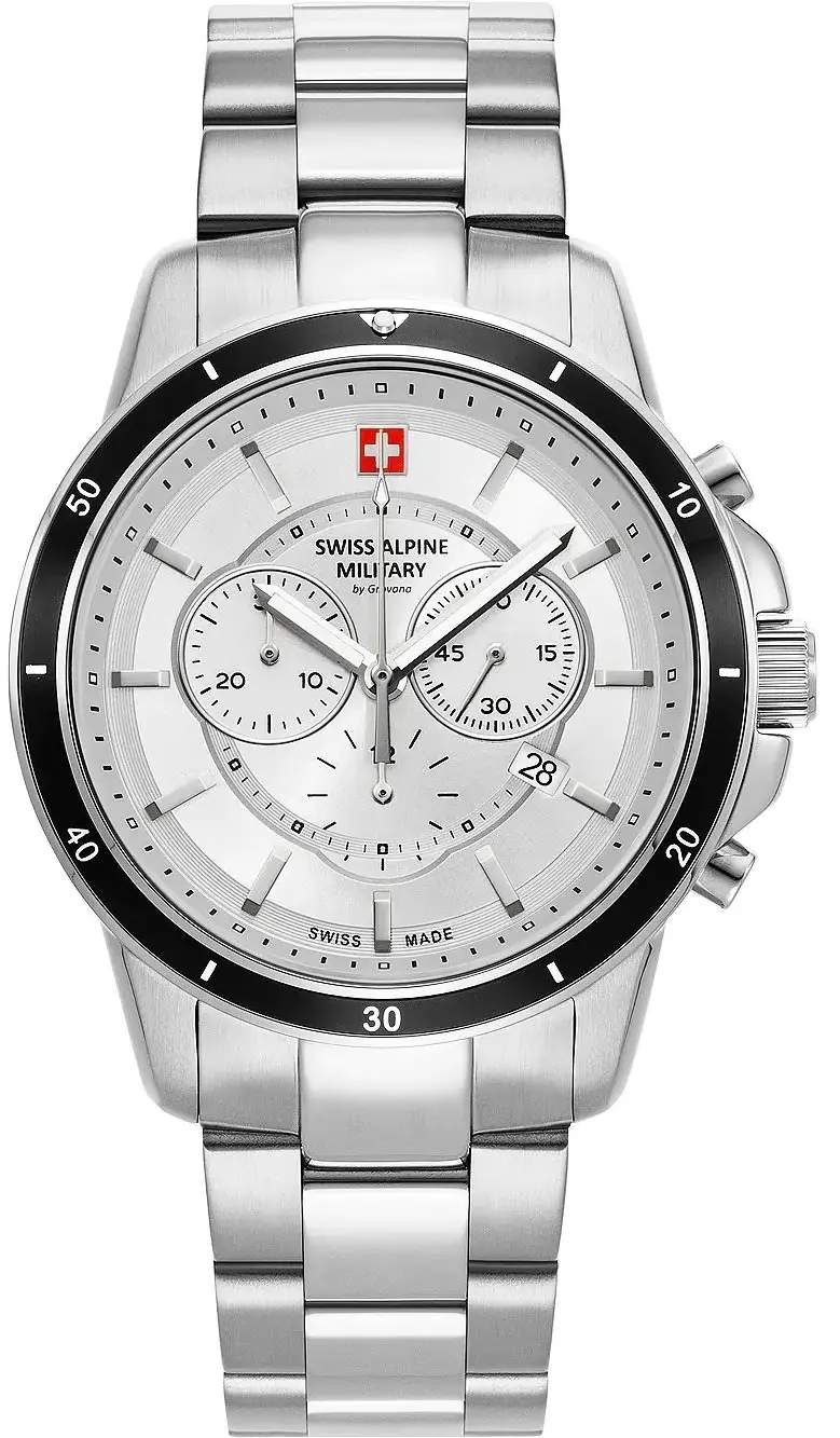 Swiss Alpine Military Swiss Alpine Military Herreklokke 7089.9132 Douglas Sølvfarget/Stål