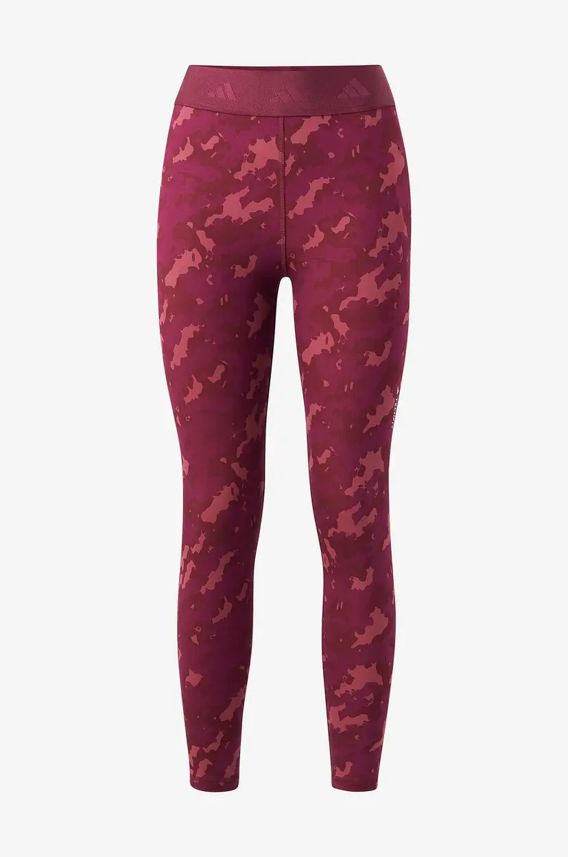 Adidas Sport Performance Treningstights Techfit Camo 7/8 - Rød