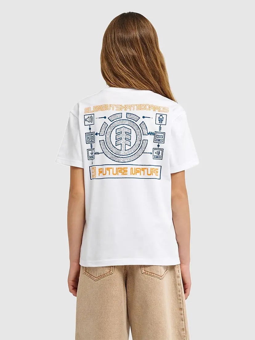 Element Element Inner Workings Kids T-skjorte hvit