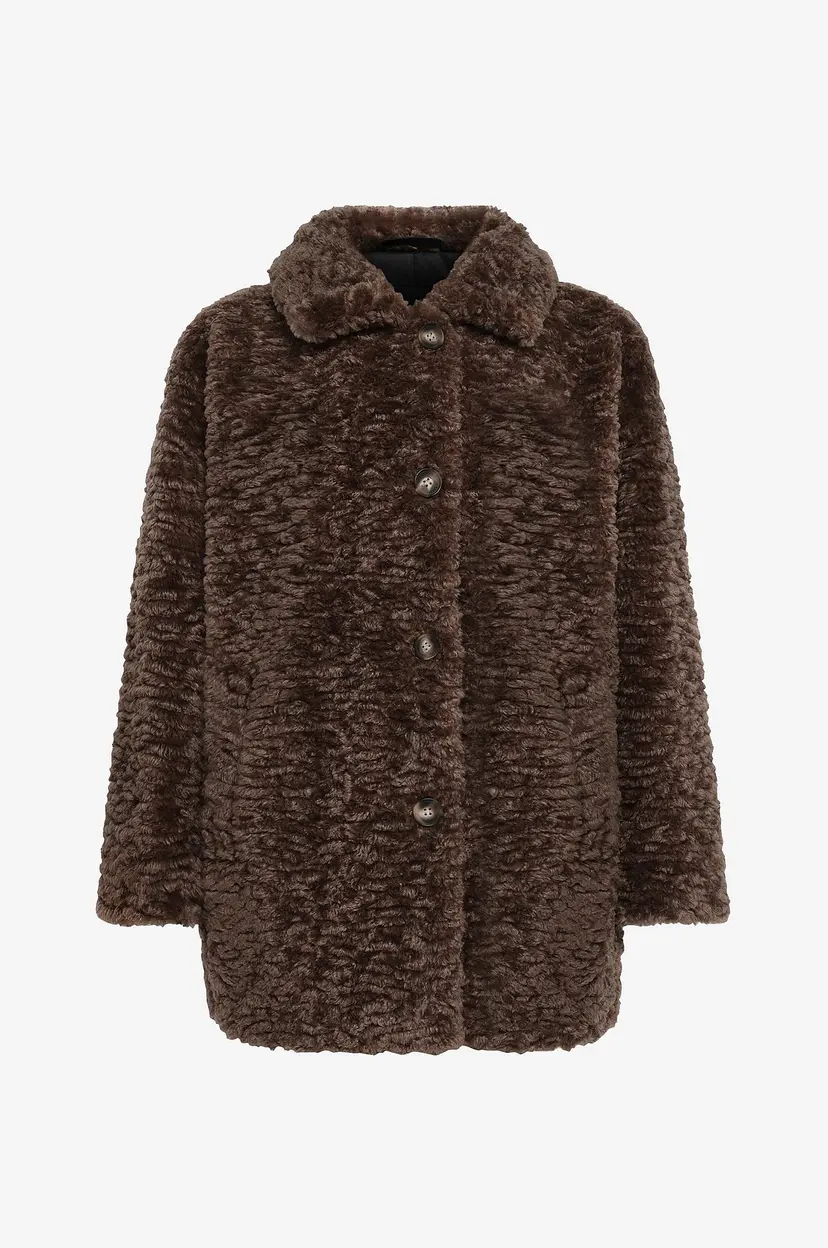 Rockandblue Fuskepelsjakke Solange Jacket - Brun