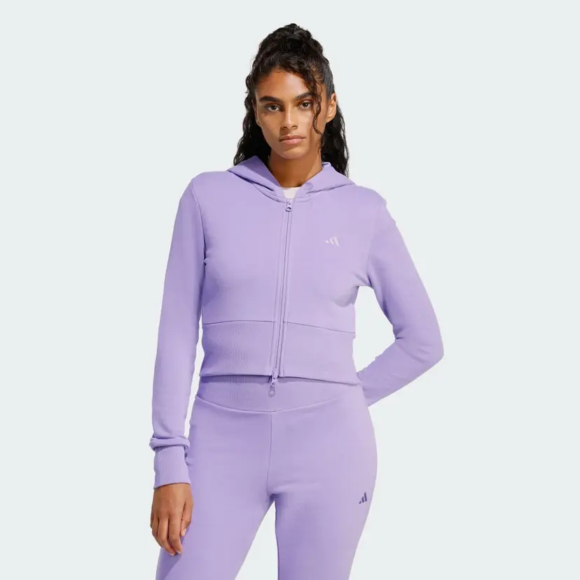 Adidas Seasonal Essentials French Terry Full-Zip Treningsoverdel