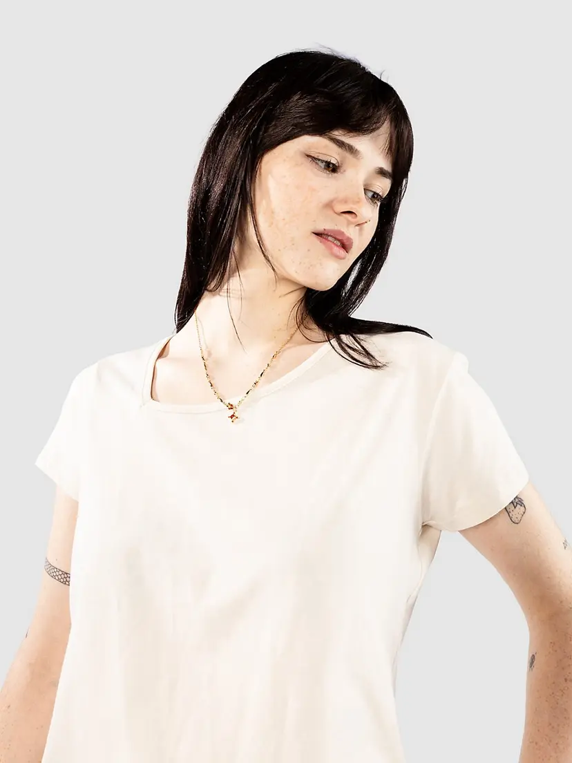 Urban Classics Urban Classics Organic Asymmetric Neckline T-skjorte hvit