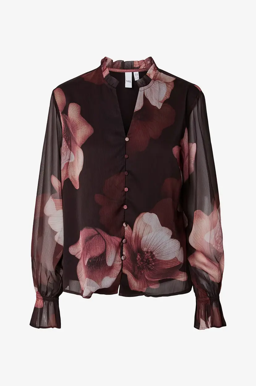 Y.A.S Bluse Yasflow Ls Shirt S. - Brun