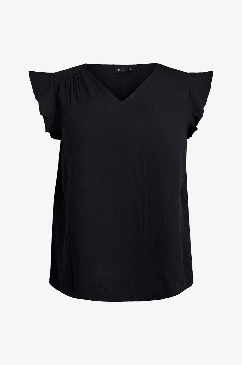 Zizzi Bluse Vvivu - Svart
