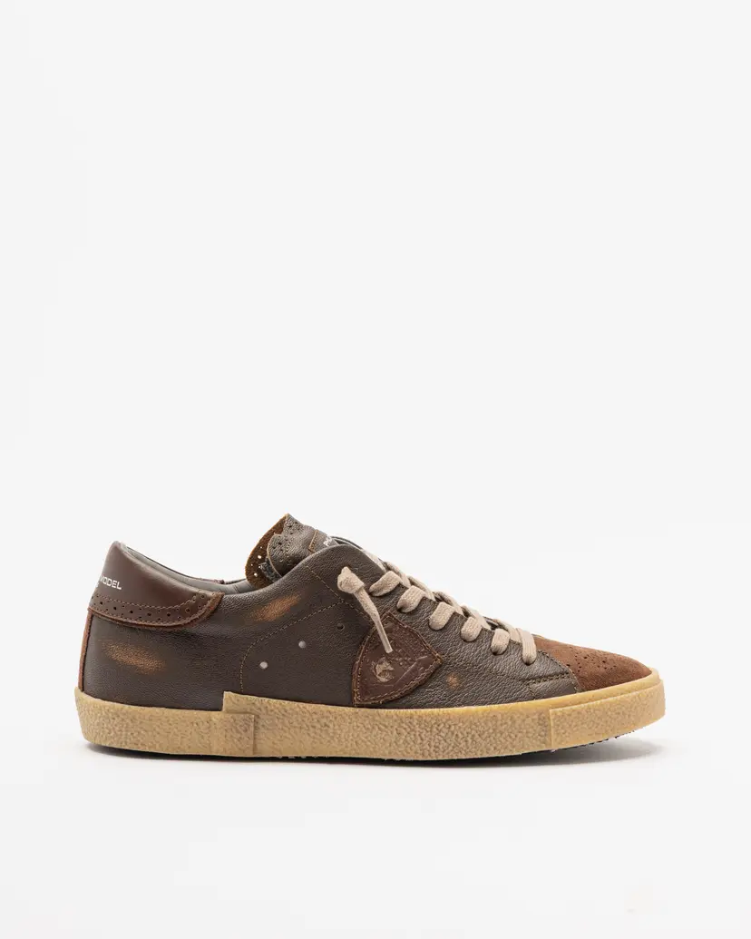 Philippe Model Philippe Model PRSX LOW Brown Sneakers