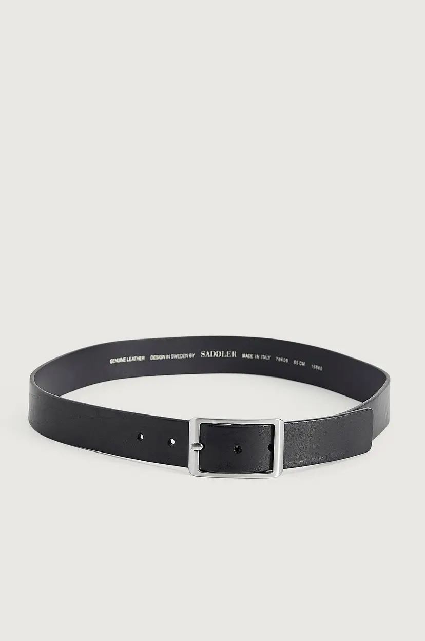 Saddler Skinnbelte Holloway - Svart