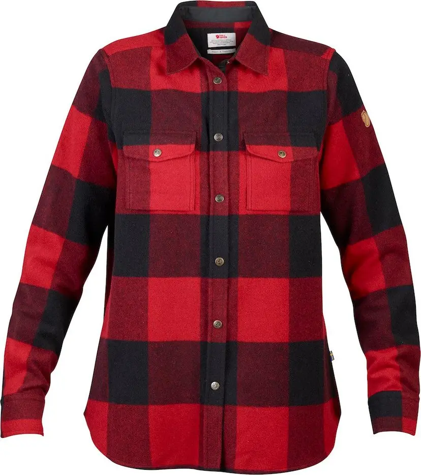 Fjällräven Fjällräven Women's Canada Shirt Longsleeve Red